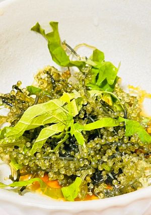 海ぶどうのサラダ-レシピのメイン写真