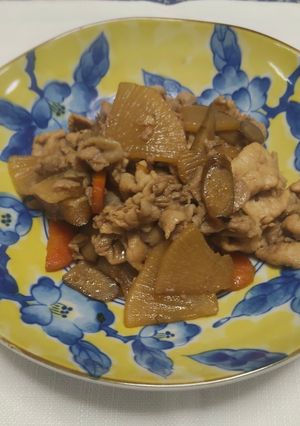 豚ロースと根菜のだし炒め-レシピのメイン写真