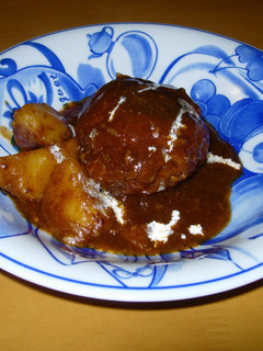 煮込みハンバーグ-レシピのメイン写真
