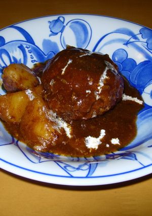 煮込みハンバーグ-レシピのメイン写真