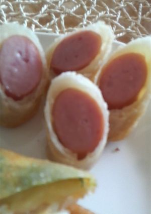 子供大好き　ウインナー春巻き-レシピのメイン写真