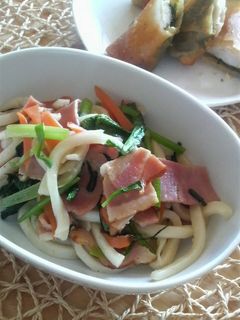 アンチョビ風味 焼きうどん-レシピのメイン写真