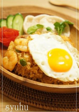 サンバル無しでお店の味♪簡単ナシゴレン-レシピのメイン写真
