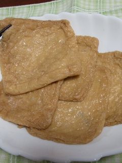 きつねうどんや稲荷すしにも【油揚げ煮】-レシピのメイン写真