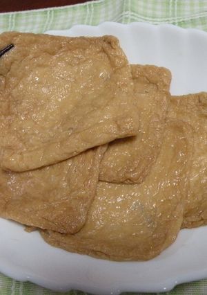 きつねうどんや稲荷すしにも【油揚げ煮】-レシピのメイン写真