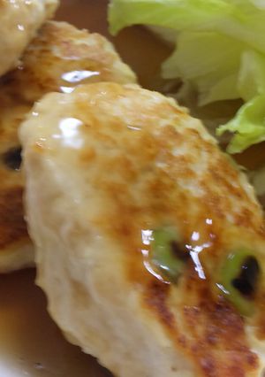 ﾍﾙｼｰ豆腐ハンバーグ♪和風あんかけ-レシピのメイン写真