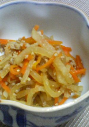ご飯が進む！金平大根-レシピのメイン写真