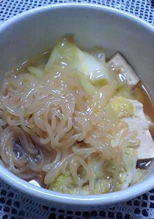 しらたきラーメン（すき焼き風）-レシピのメイン写真