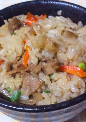 ◆ｳﾁの牛肉とごぼうの混ぜごはん◆-レシピのメイン写真