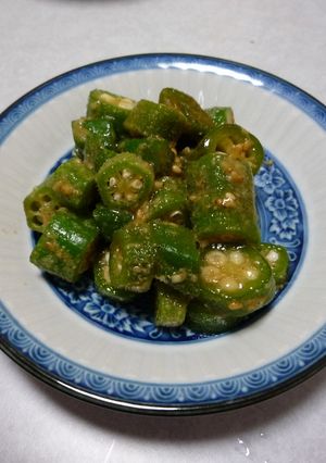 オクラの胡麻和え-レシピのメイン写真