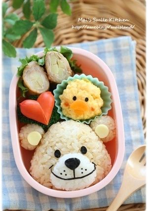 スージーズー♪ブーフおにぎり＊キャラ弁-レシピのメイン写真