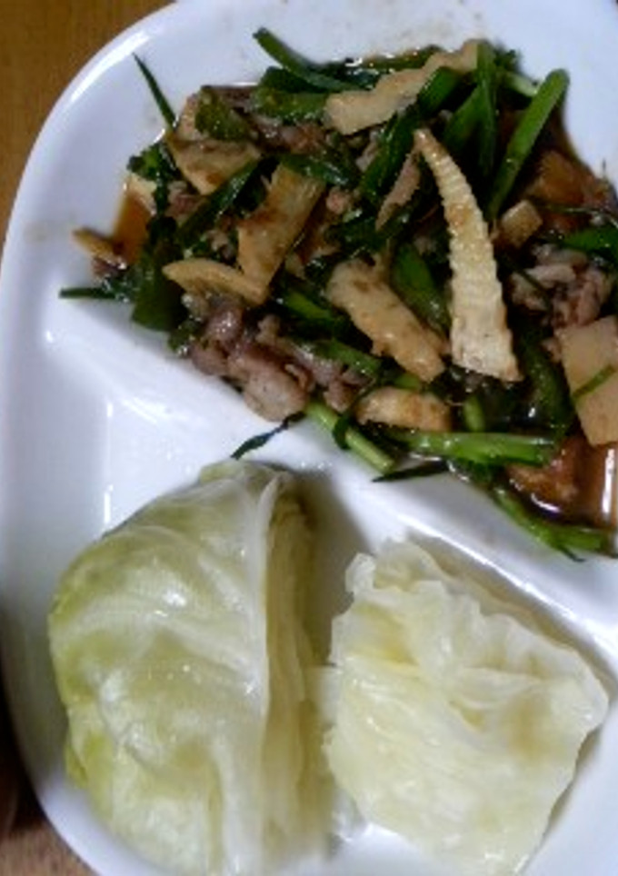 筍と豚肉の味噌炒め-レシピのメイン写真
