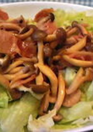 おいしい♪しめじとベーコンのサラダ-レシピのメイン写真