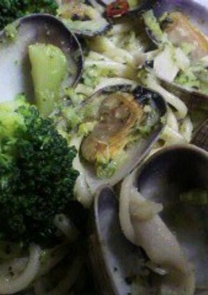 あさりとエリンギのうまうまパスタ♪-レシピのメイン写真