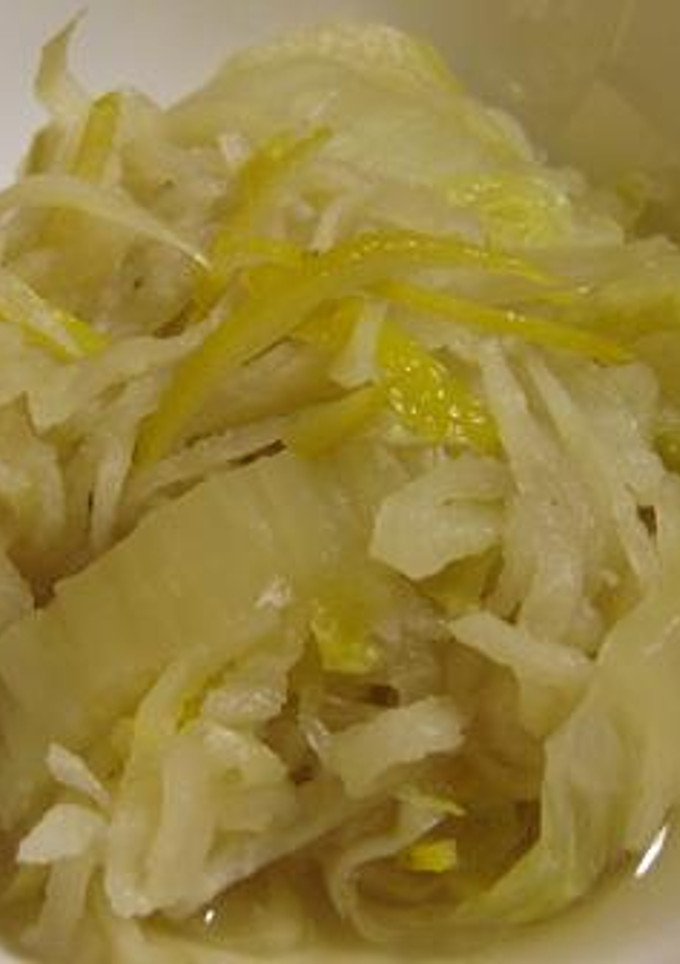 白菜と千切り大根の柚子煮-レシピのメイン写真
