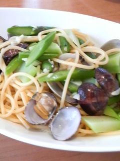あさりとアスパラのガーリックパスタ-レシピのメイン写真