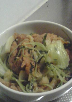 キャベツと大豆ミートの炒め物-レシピのメイン写真