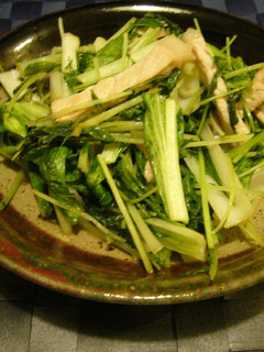 水菜と豚肉のさっと炒め-レシピのメイン写真