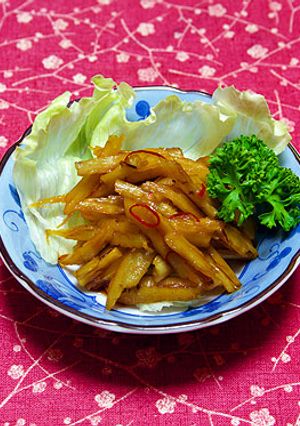 たたきゴボウのピリ辛サラダ-レシピのメイン写真
