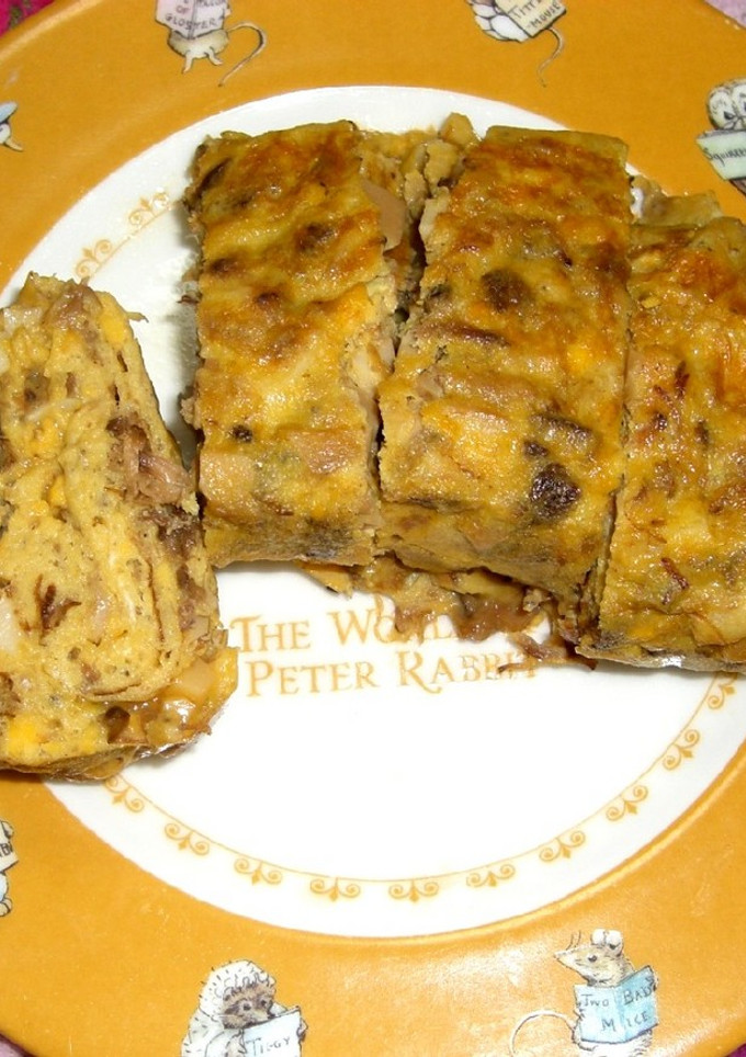 豚の甘辛煮と煮卵で作る厚焼き卵-レシピのメイン写真