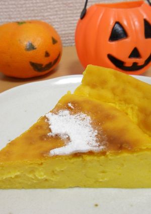 卵なし☆なめらかパンプキンチーズケーキ-レシピのメイン写真