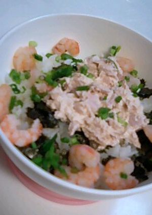 えびツナマヨ丼♪-レシピのメイン写真