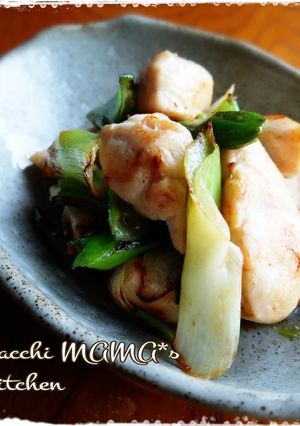 ♪鶏と葱のシンプル炒め♪-レシピのメイン写真