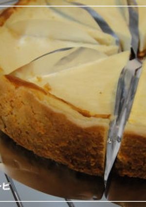 無水鍋でつくる豆乳はちみつチーズケーキ-レシピのメイン写真