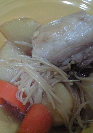 ゴロゴロ肉と根菜のウマウマ煮-レシピのメイン写真