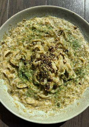 ゆず胡椒の海苔クリームパスタ-レシピのメイン写真