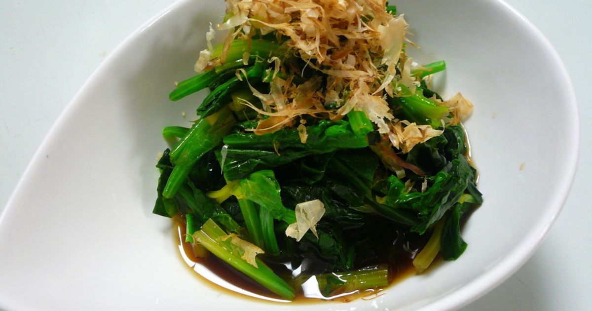 ほうれん草のおひたし by しゅんぺいのママ 【クックパッド】 簡単