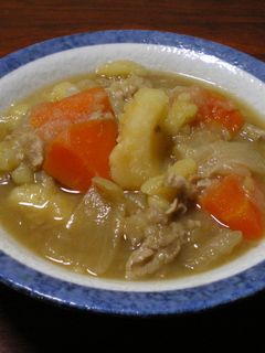 炒めずに、圧力なべで肉じゃが-レシピのメイン写真