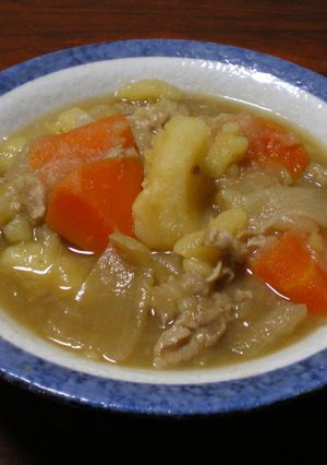 炒めずに、圧力なべで肉じゃが-レシピのメイン写真