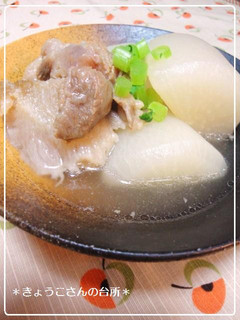 コラーゲンたっぷり♪肌に嬉しい牛すじ大根-レシピのメイン写真