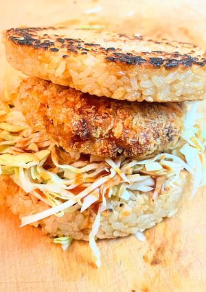 簡単に出来ちゃった！お米バーガー！-レシピのメイン写真