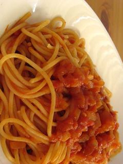 簡単♫甘~い♡うちのトマトスパゲッティー-レシピのメイン写真
