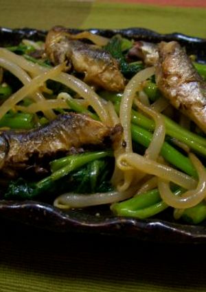 めざしと空芯菜の炒め物☆-レシピのメイン写真