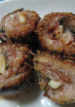 秋刀魚の梅しそチーズ巻き-レシピのメイン写真