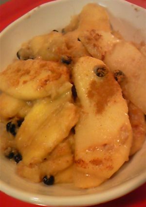 林檎と果物のホットミルク煮(οﾟﾟ)-レシピのメイン写真