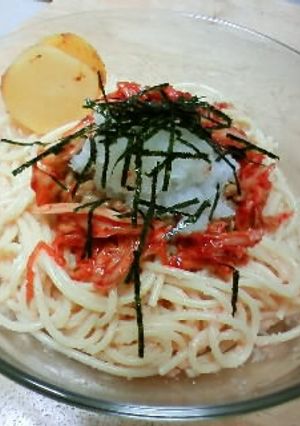目黒「ダン」風たらこ(明太子)スパゲティ-レシピのメイン写真