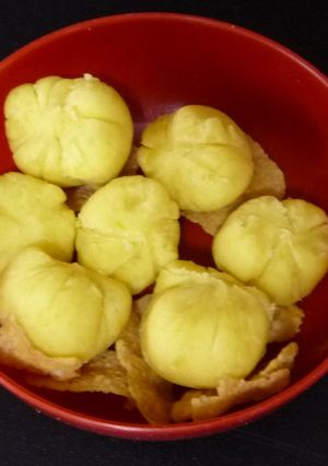 子供のおやつに☆レモン香る茶巾ポテト-レシピのメイン写真