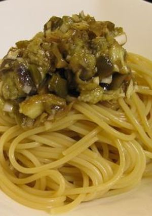 なすとザーサイの香味パスタ-レシピのメイン写真