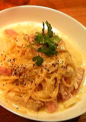 ｽﾗｲｽﾁｰｽﾞと牛乳で♪カルボナーラ-レシピのメイン写真