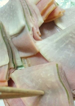 大根とハムの一口さっぱりサラダ♪-レシピのメイン写真