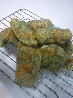 カボチャ青のり揚げ-レシピのメイン写真