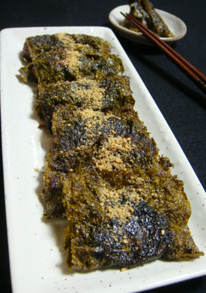 韓国海苔で大和芋の磯辺揚げ-レシピのメイン写真