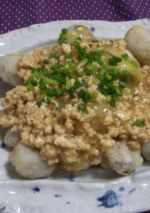 揚げ里いものたっぷり鶏そぼろあん★-レシピのメイン写真