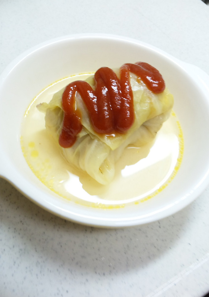 変わり種で洋風？和風？なロールキャベツ-レシピのメイン写真