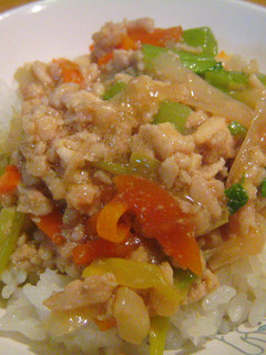 ☆鶏ミンチ野菜たっぷり丼☆-レシピのメイン写真