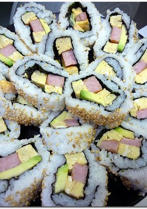 カリフォルニアロール♪スパム巻き♪-レシピのメイン写真